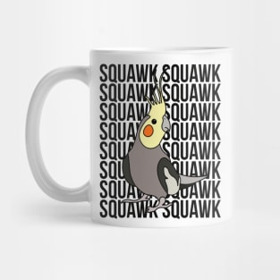 Happy Cockatiel Squawk Bird Lover Mug